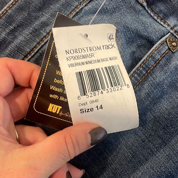 Kut from the Kloth Blue Boyfriend Jeans - Picture 15 of 16